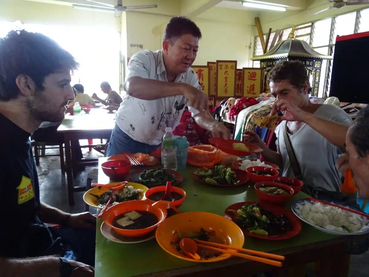 Fire Juggling, Drink Serving and Money Making in Melaka, Malaysia