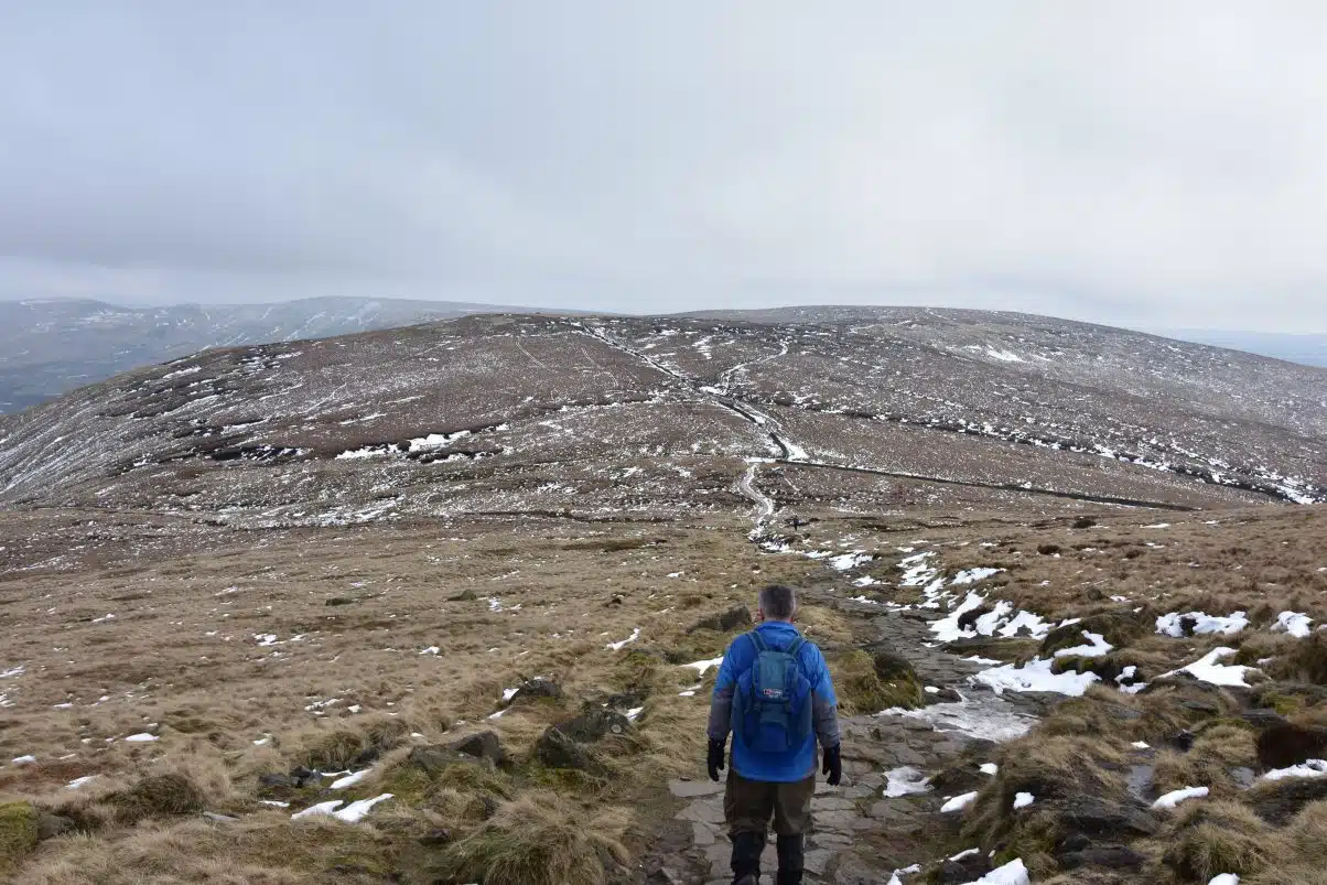Following Footprints in the Snow - A Winter Hiking Holiday in the Peak District