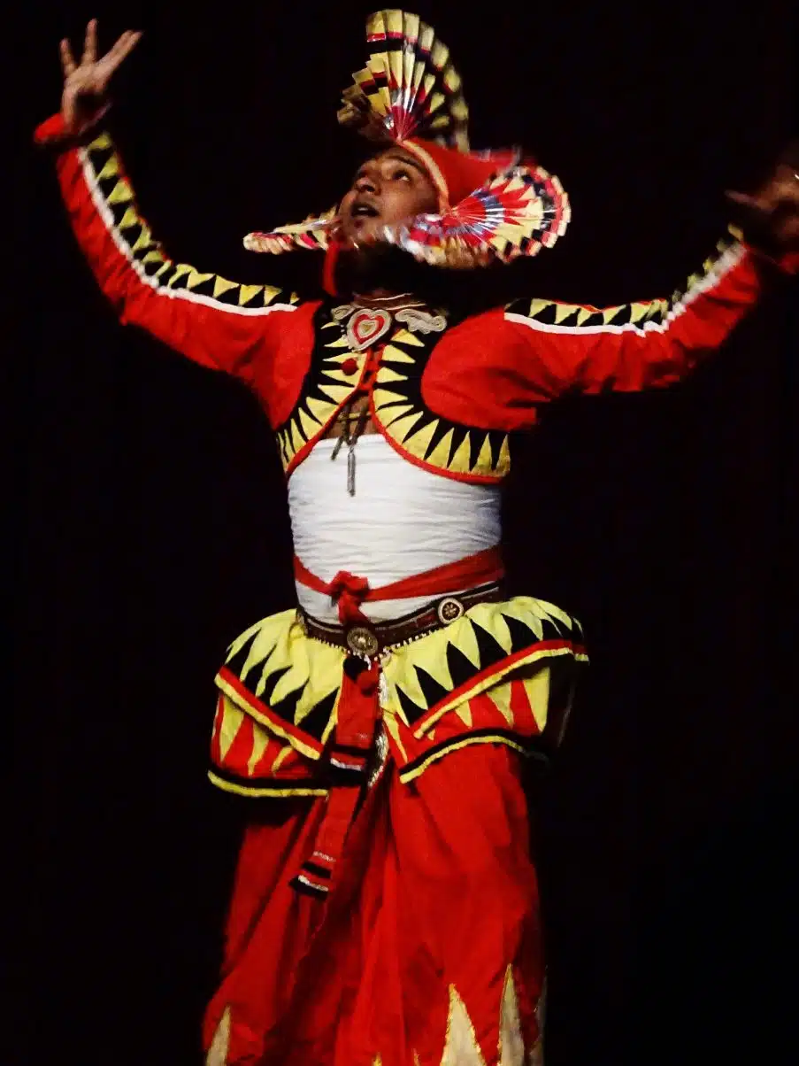 Traditional dancer from Kandy, Sri Lanka