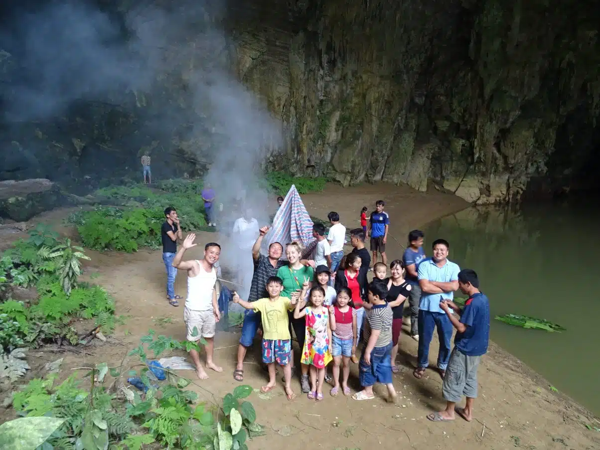 Vietnamese celebrating Tet, or New Year 