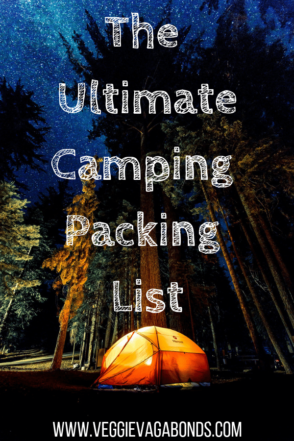 What to bring camping Pin