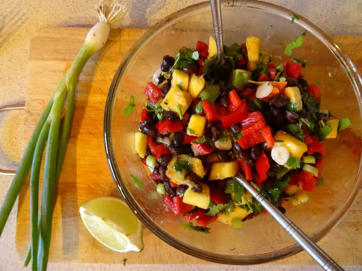 Vegan Black Bean and Mango Salad