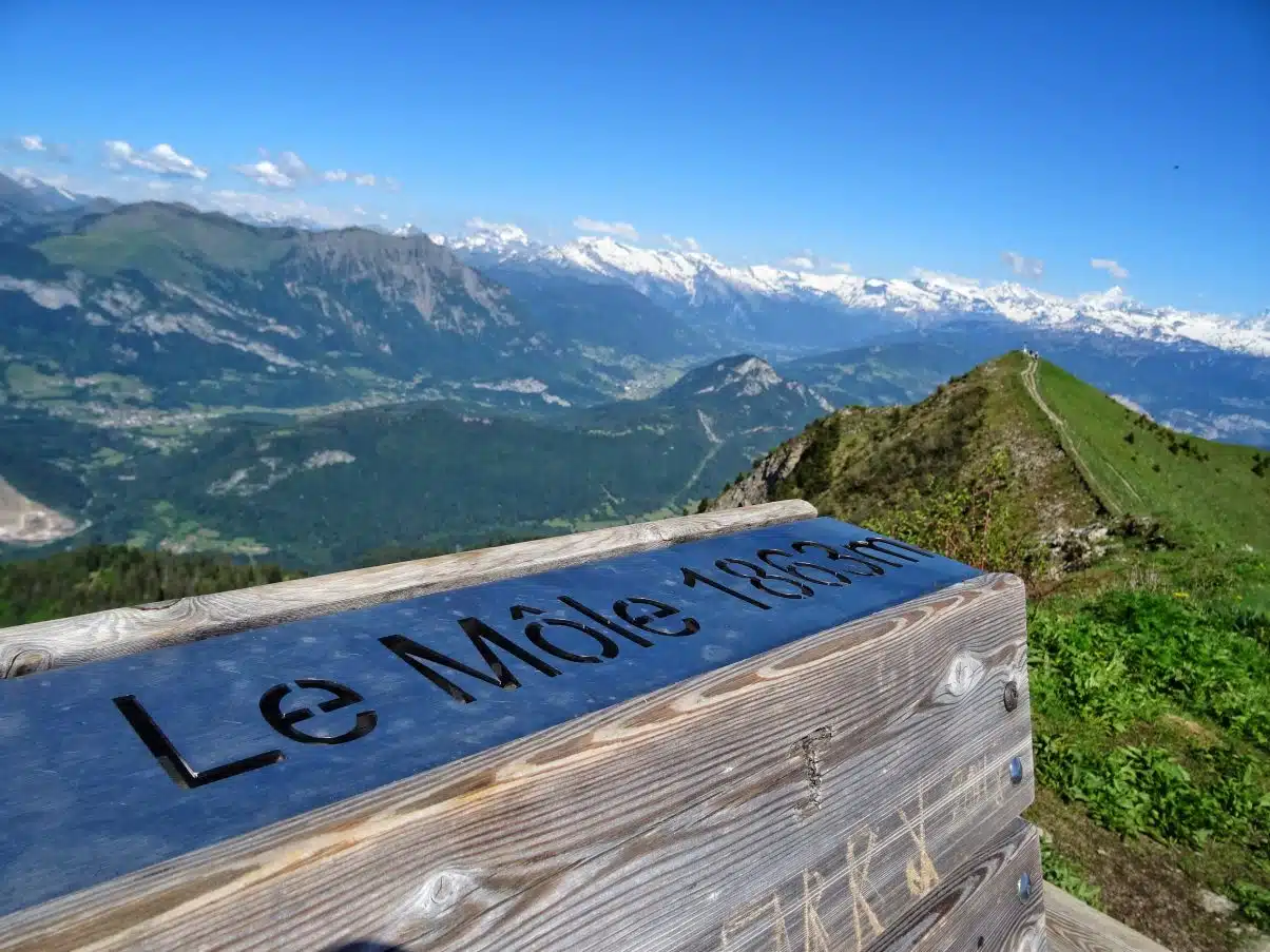 Bench on top of Le Môle