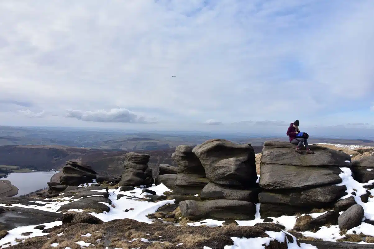 Kinder Scout in the Peak District