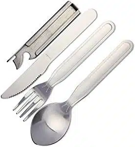Reusable metal cutlery