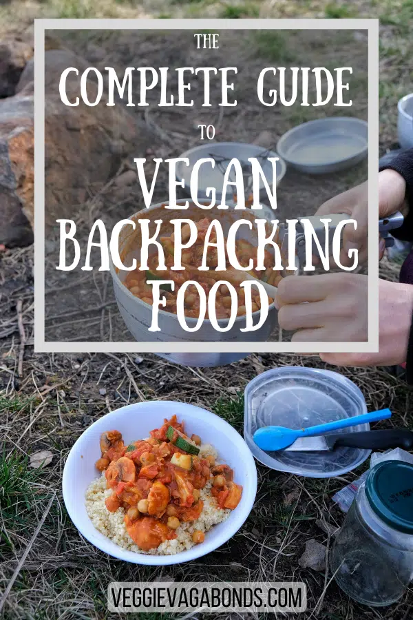 Vegan Backpacking Food Pin 