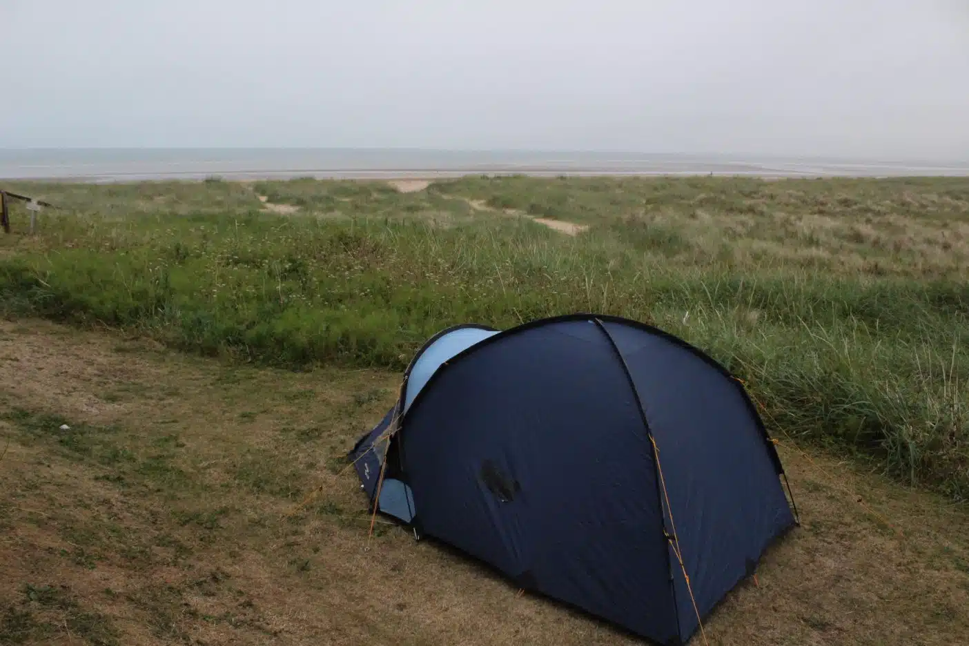 Wild beach camping Scotland