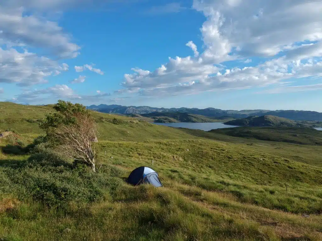 One of the best wild camping spots in Scotland