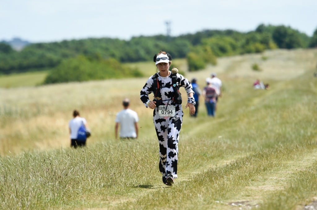 Vegan runner Fiona Oakes