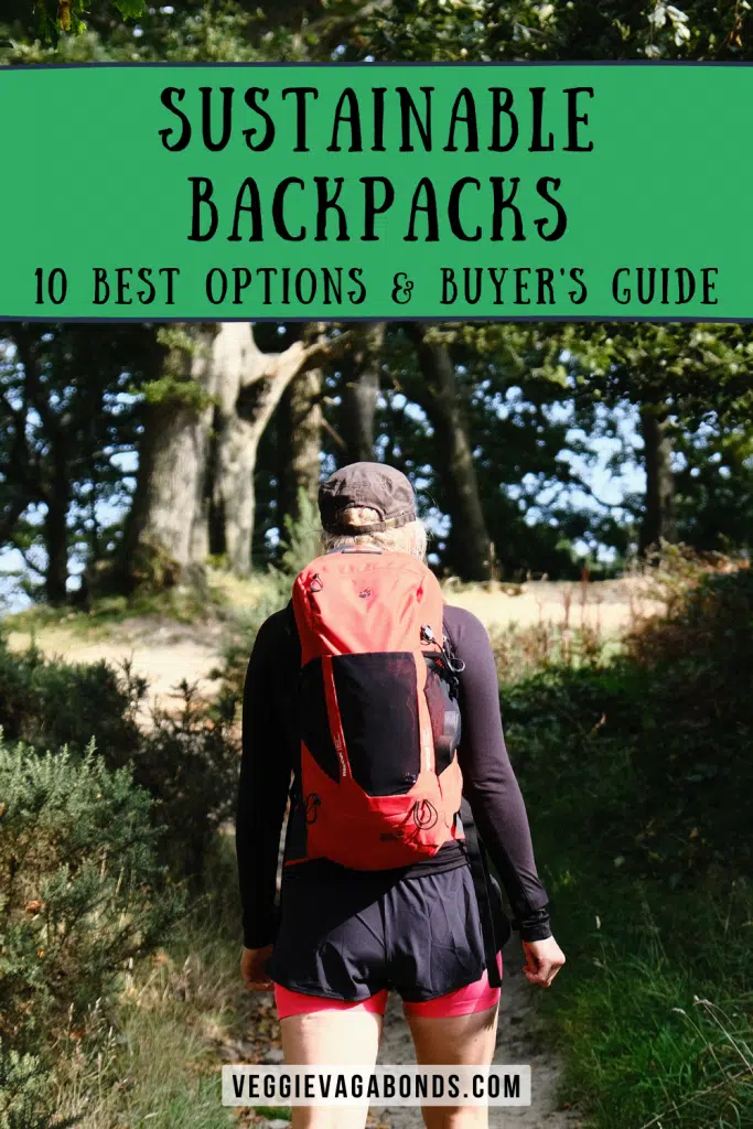 Best sustainable backpacks best sale