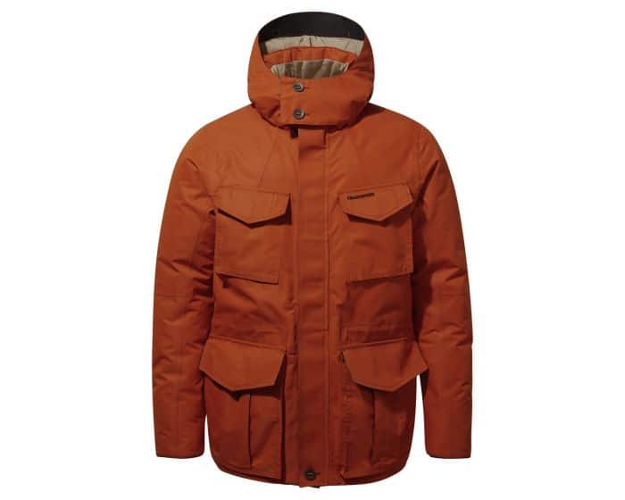 Craghopper men's winter coat Pember jacket recycled bottles