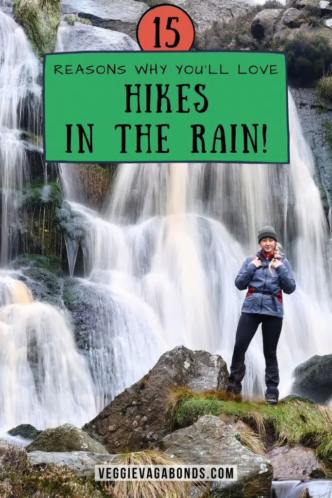 Hike in the rain pin