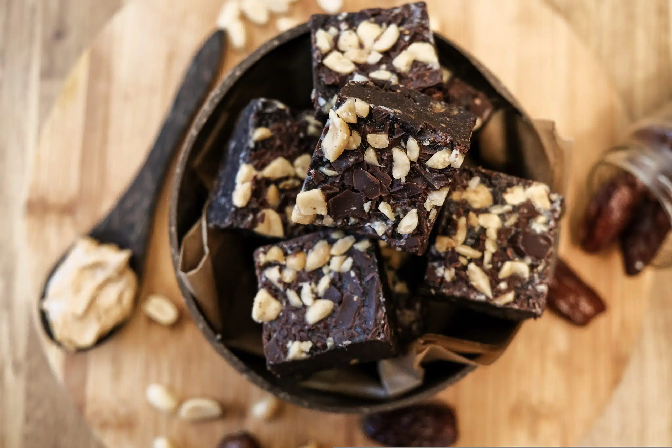 Vegan Peanut Butter Fudge Recipe with Cocolate Veggie Vagabonds