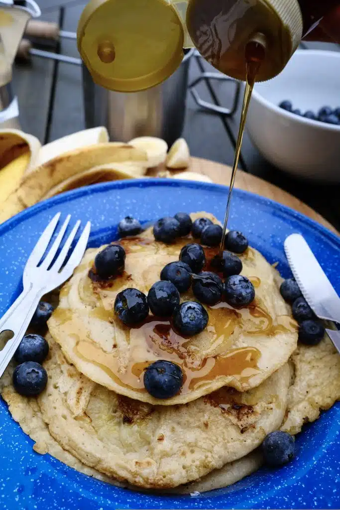 3 Ingredient Vegan Pancakes - Ultimate Camping Breakfast 7 easy vegan banana pancakes 3 ingredients