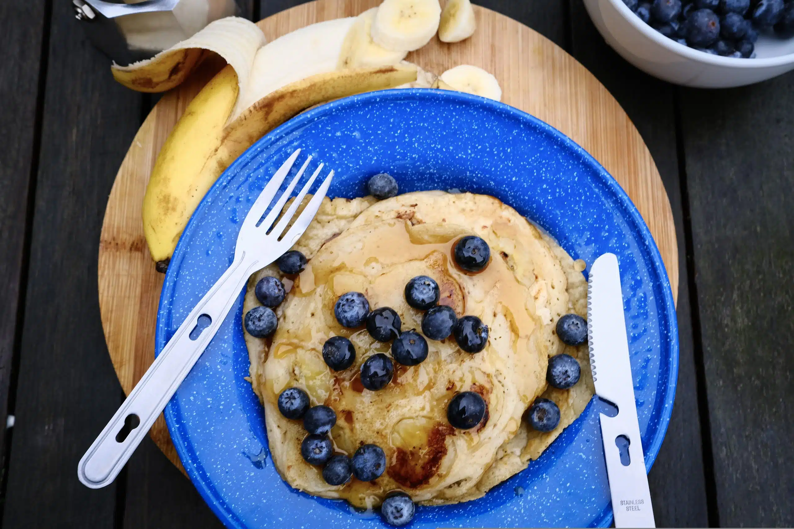 3 ingredients pancakes vegan