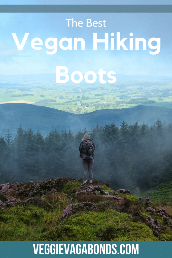 Vegan hiking boots pin