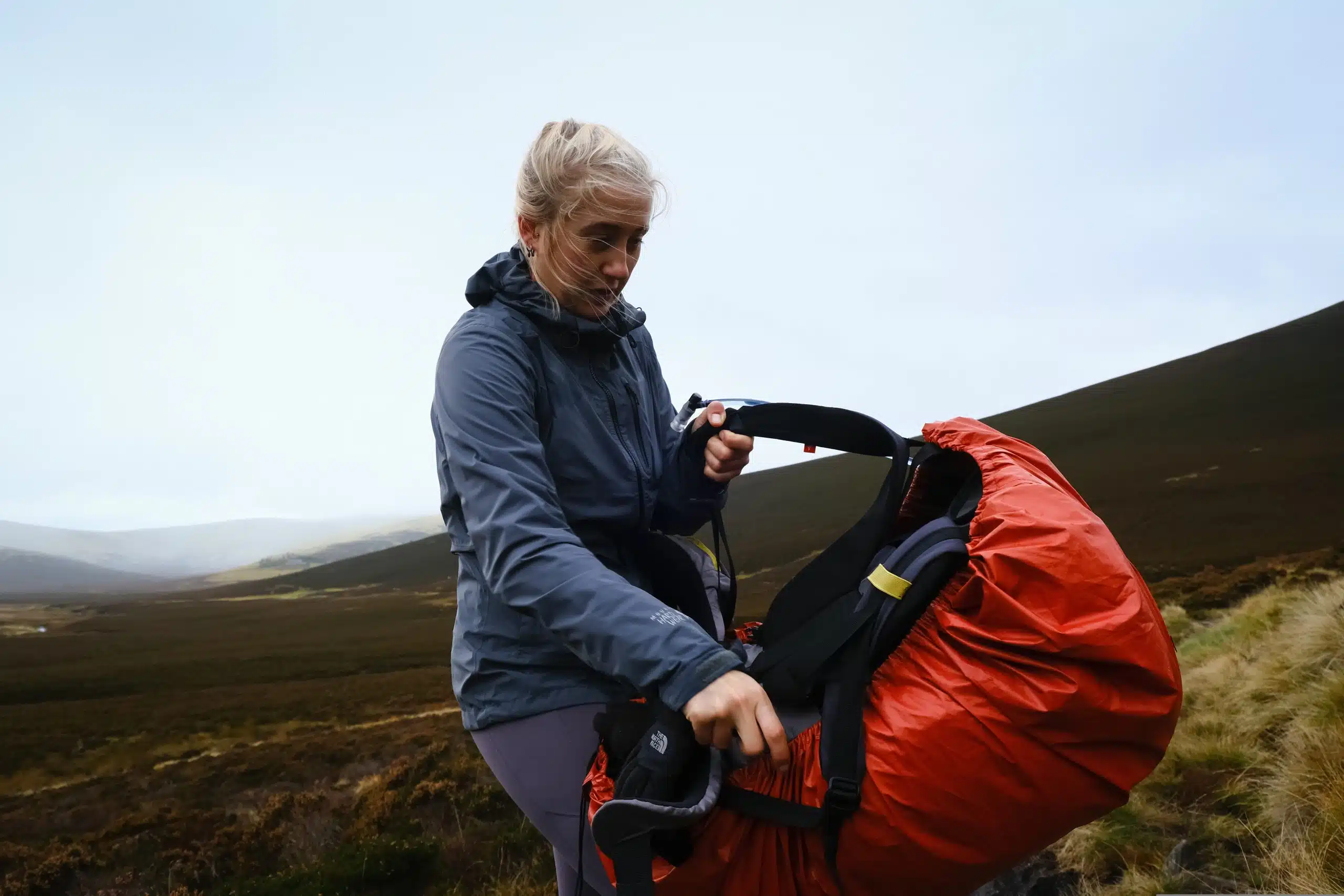 Waterproof jackets for store hiking