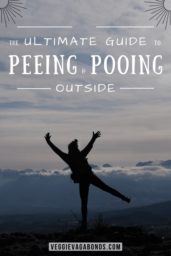 How to pee and poo outside