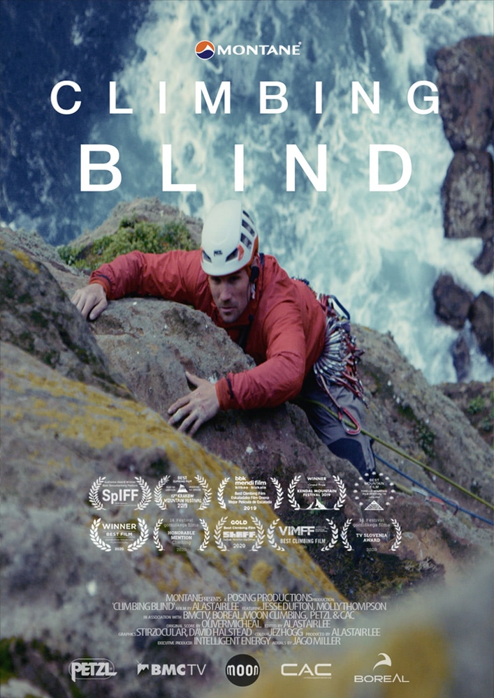 Climbing blind mountaineering film