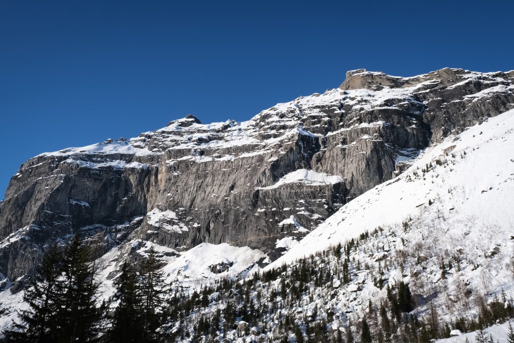 Snow-capped mountains