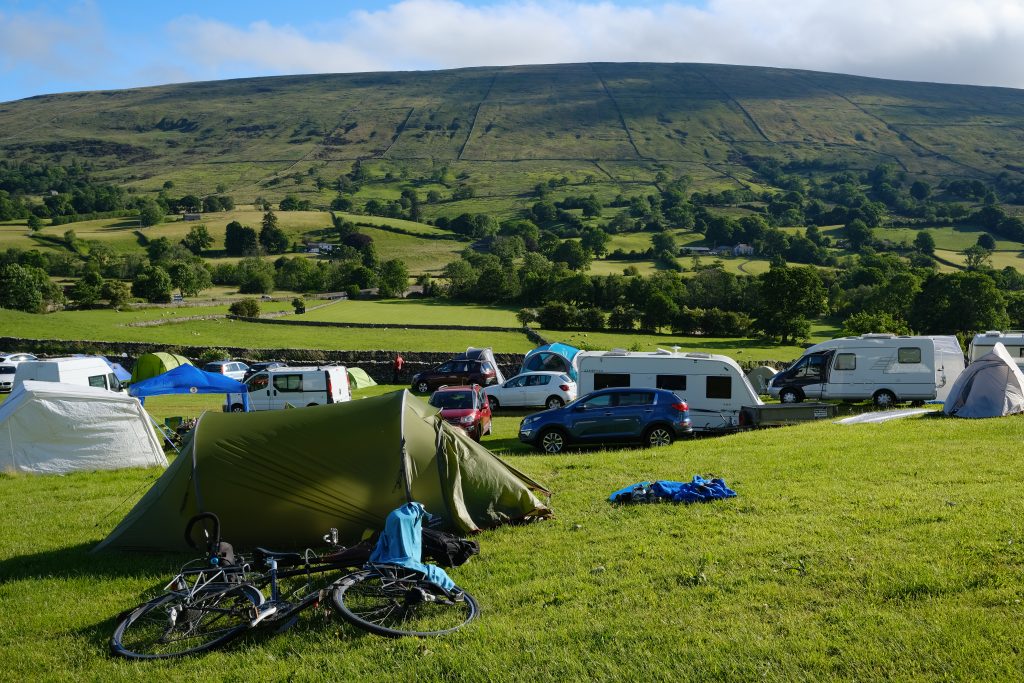 Campsite in the Yorkshire Dales