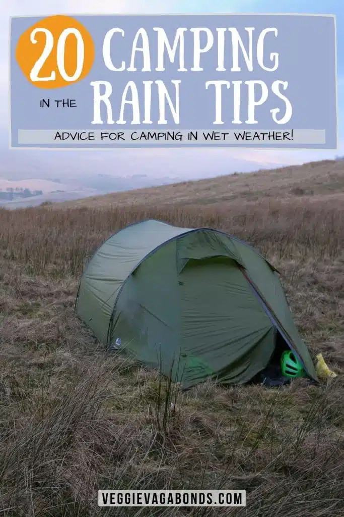 20 Tips for Camping in the Rain & Rainy Camping Hacks!