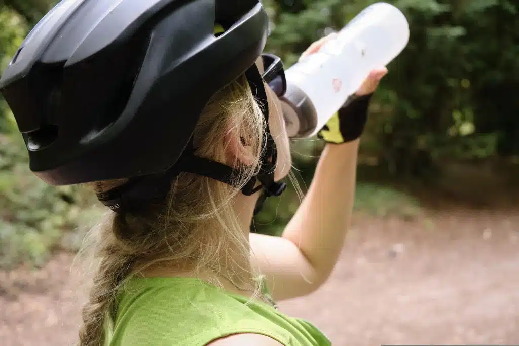 biking in the heat