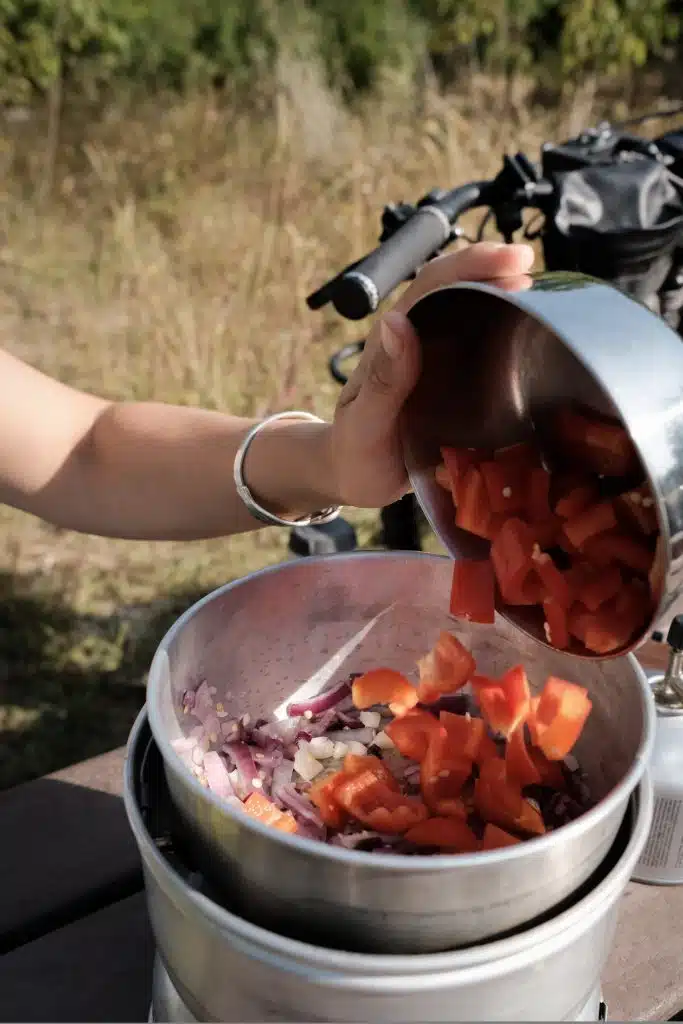 vegan camping food