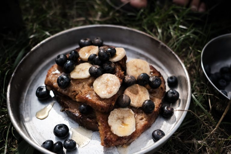 Vegan Campfire French Toast Recipe – Banana & Coconut French Toast