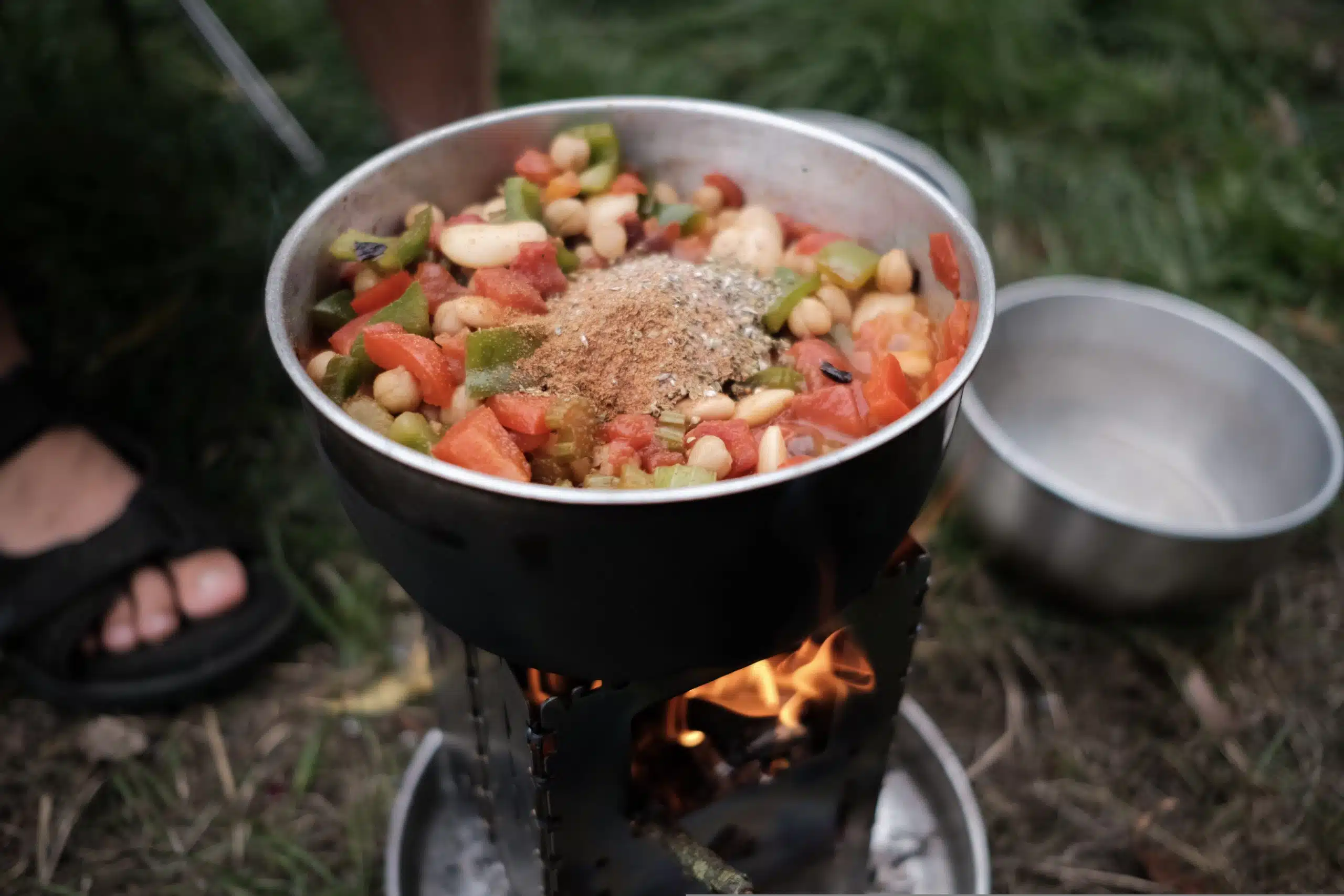 Flavourful Vegan Campfire Jambalaya Recipe - One-Pot Meal