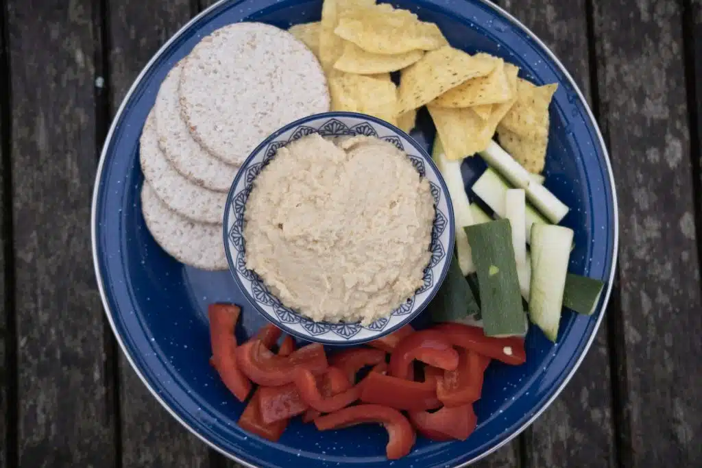 Dehydrated Hummus Lightweight Backpacking Recipe