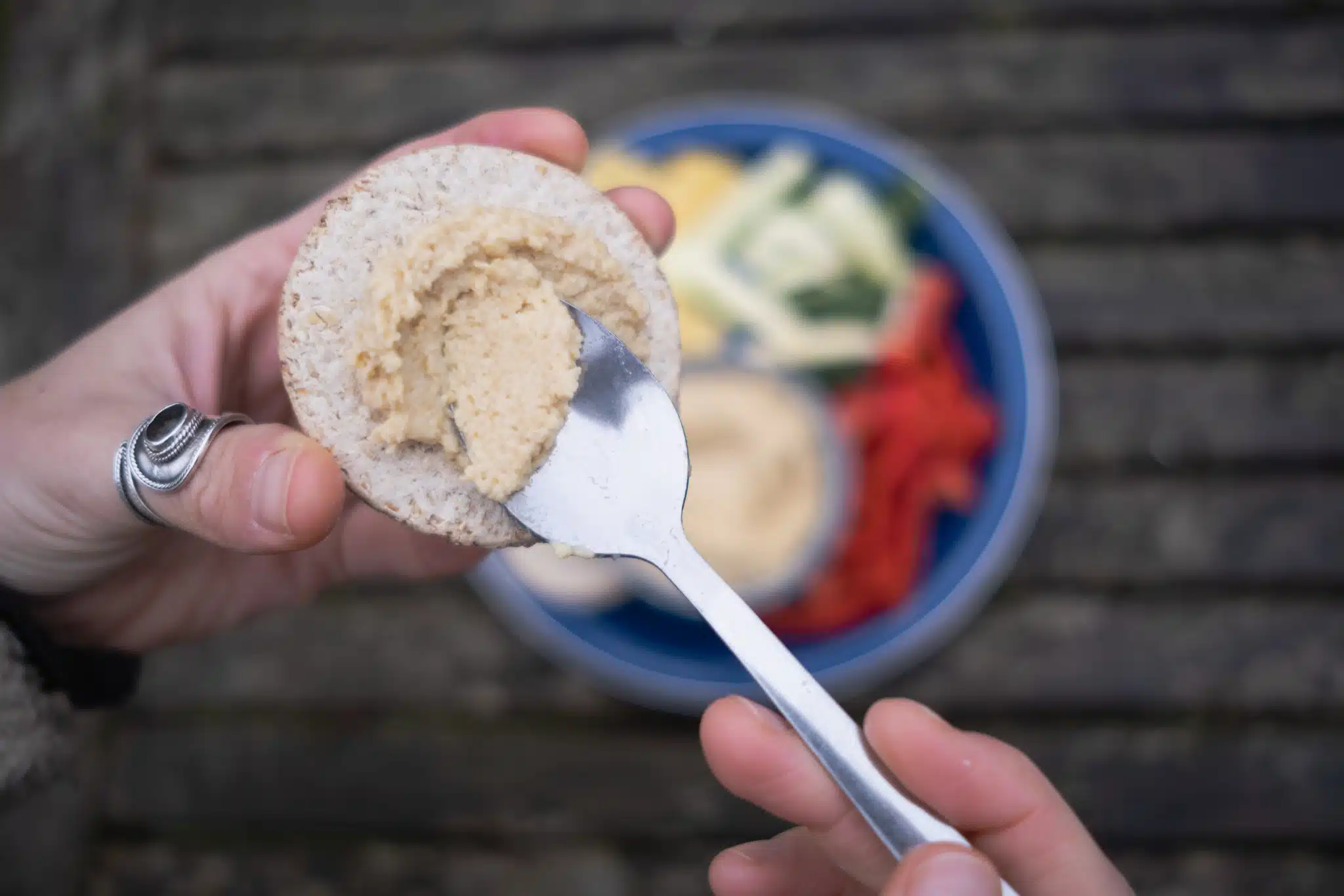 Dehydrated Hummus Lightweight Backpacking Recipe
