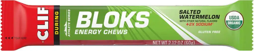 clif bloks energy chew